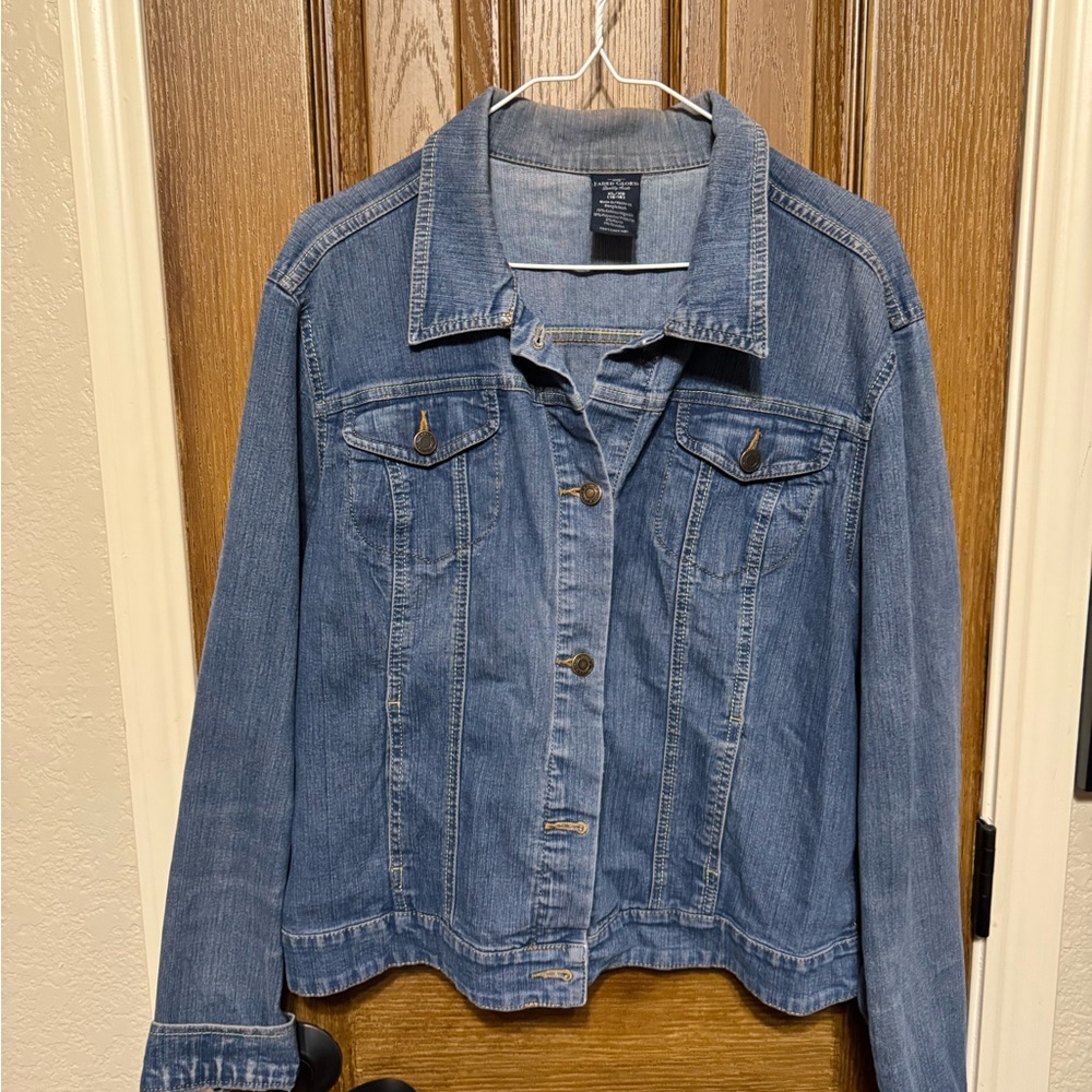 Faded Glory Blue Denim Jean Jacket